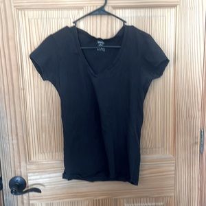 Black v-neck